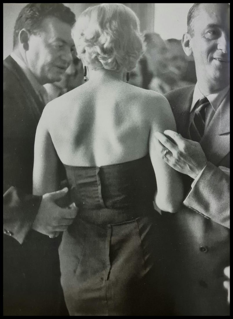Marilyn Monroe and Irving Berlin at a party (1 of 1)