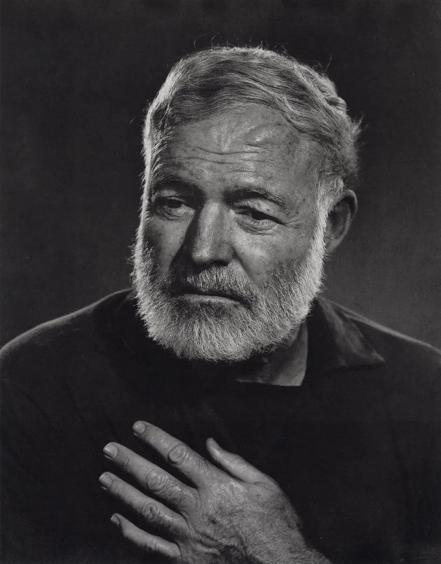 Yousuf Karsh, Ernest Hemingway, 1957 (1 of 1)