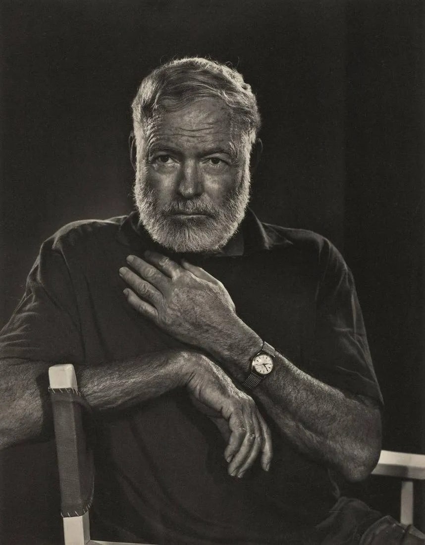 Yousuf Karsh, Ernest Hemingway, 1957-3 (1 of 1)