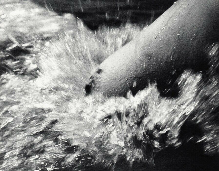 Lucien Clergue, Woman Breast Ocean Water, 1968: Photographer: Lucien Clergue (France, 1934 - 2014) - renowned French photographer with a diverse body of work, he is perhaps best known for his dynamic female nude studies in and around water which of