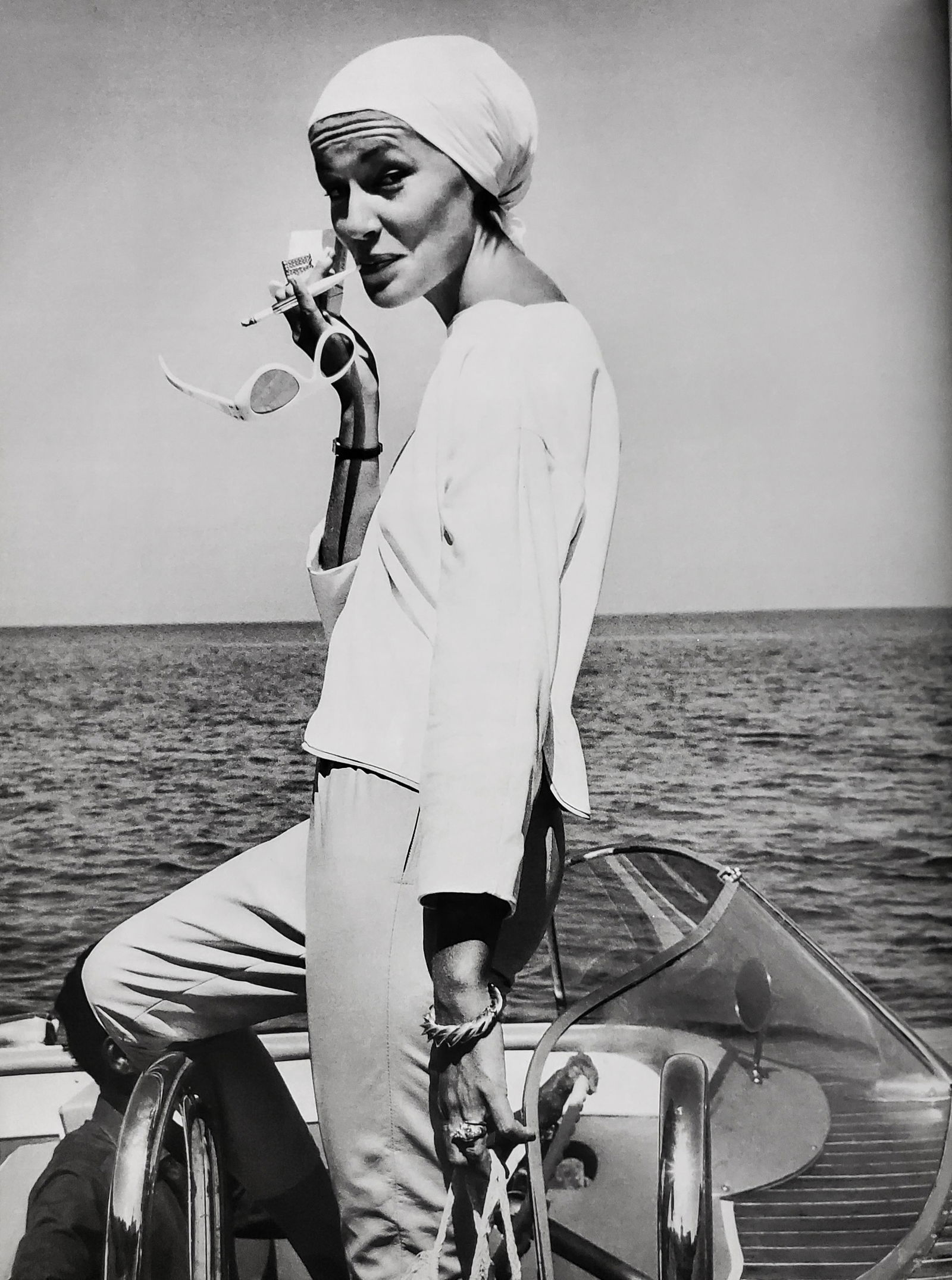 Richard Avedon, Liz Pringle, Bracelet by Schlumberger, Round Hill, Jamaica, 1959: Photographer: Richard Avedon (American, 1923 - 2004) - internationally renowned portrait and fashion photographer, one of the most important and influential photographers during the last half of the t