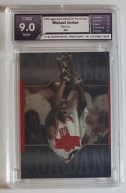 Michael Jordan Upper Deck Athlete of the Century Gem Mint 9