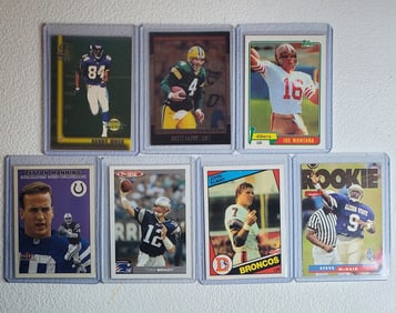 Footballs Cards Lot of 7 Superstars