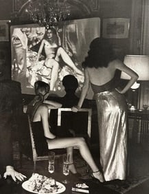 HELMUT NEWTON, UNGARO CHANEL, FRENCH VOGUE, PARIS, 1980