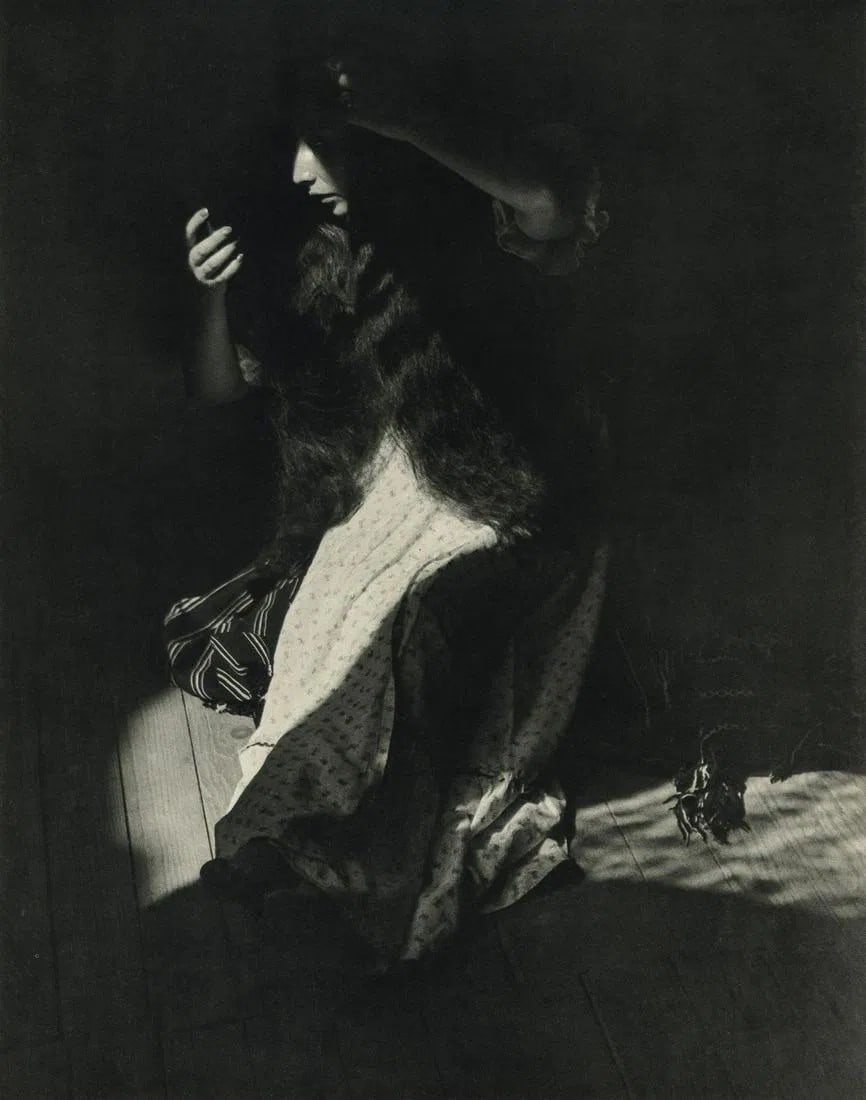 MANUEL ALVAREZ BRAVO - Portrait Of The Eternal: Photographer: Manuel Alvarez Bravo - (1902-2002) was a Mexican artistic photographer and one of the most important figures in 20th century Latin American photography. He was born and raised in Mexico