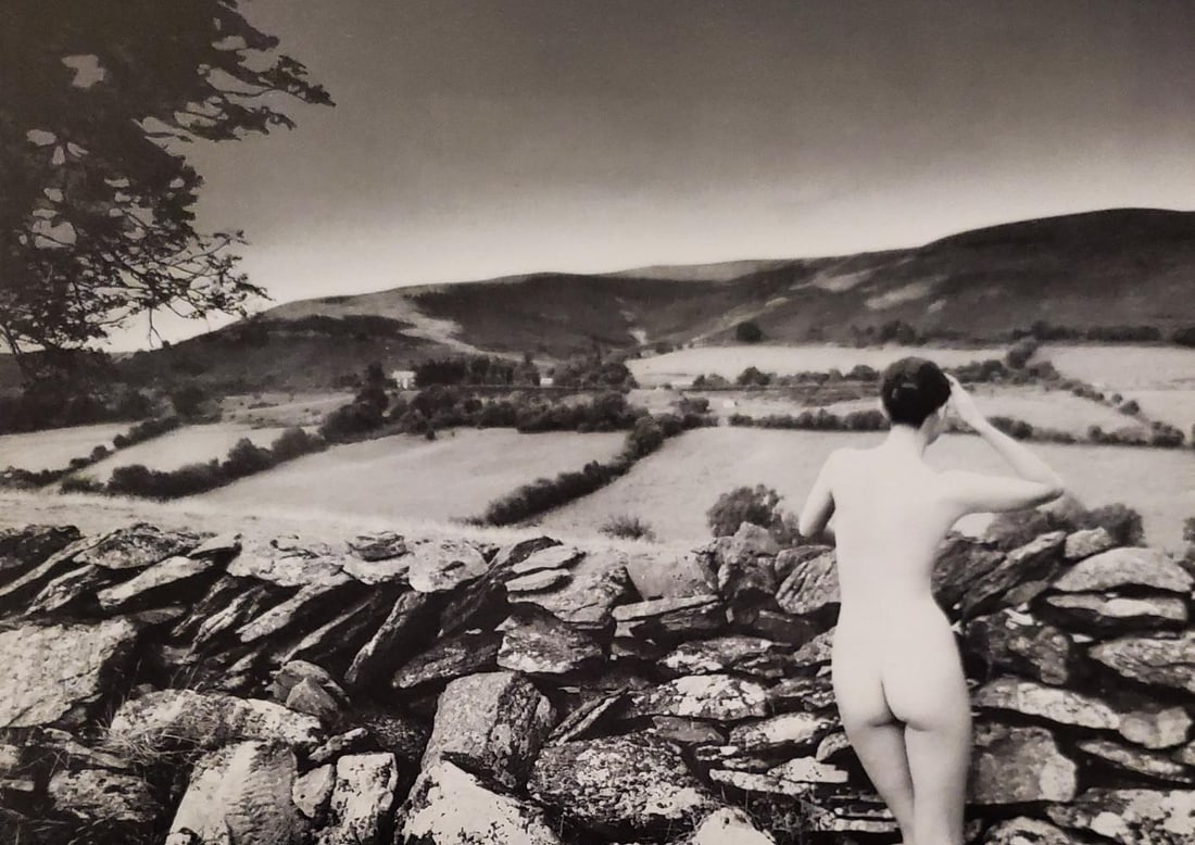 John Swannell, On The Rocks, 1980's: Photographer: John Swannell was born in 1946. After leaving school at 16, he worked first as an assistant at Vogue Studios and then assisted David Bailey for four years before setting up his own studi
