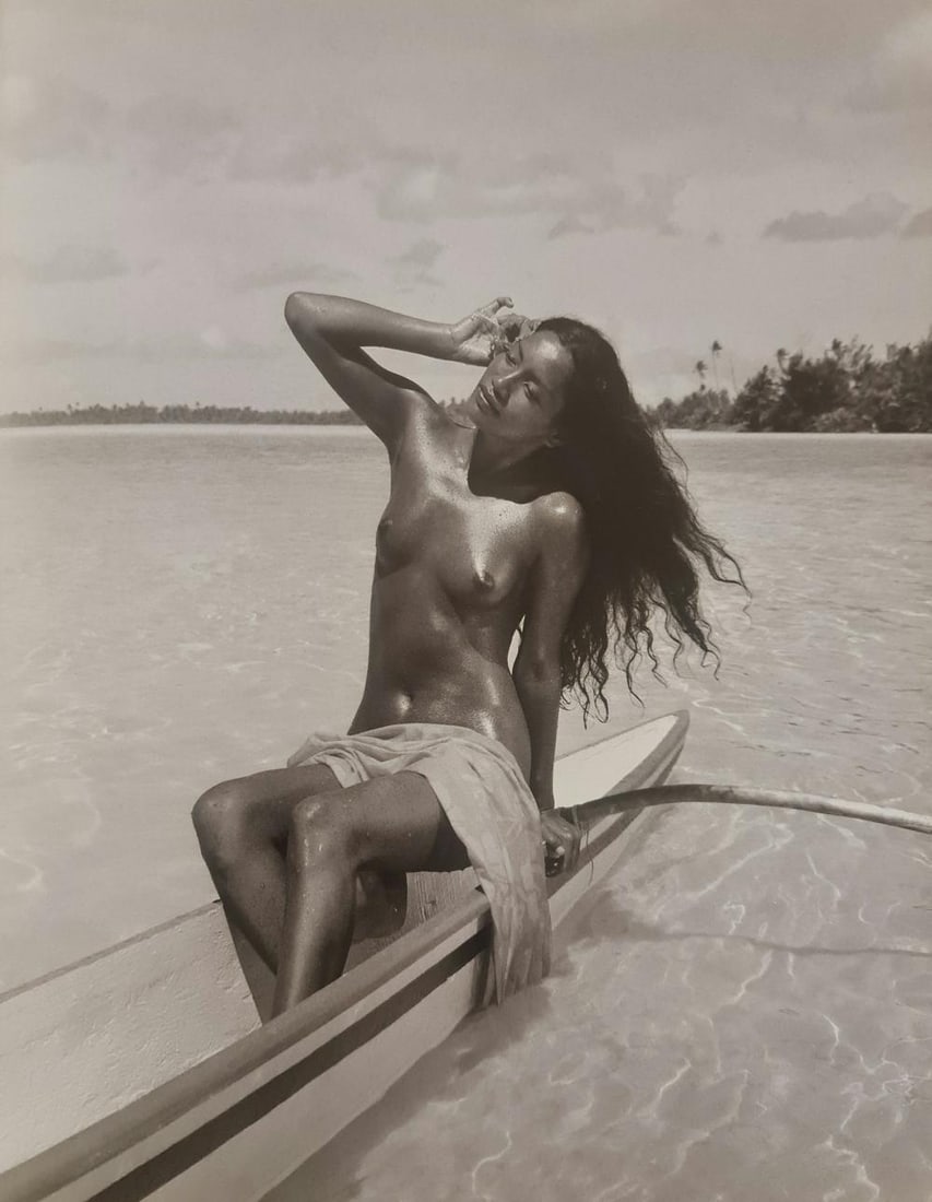 Adolphe Sylvain, Untitled, 1946 - 14: Photographer: Adolphe Sylvain - 1920-1991, was a French-Tahitian photographer, best known for his black-and-white photographs of Tahiti and Tahitian models. Subject/Title: Tahiti Date Of Negative: 194