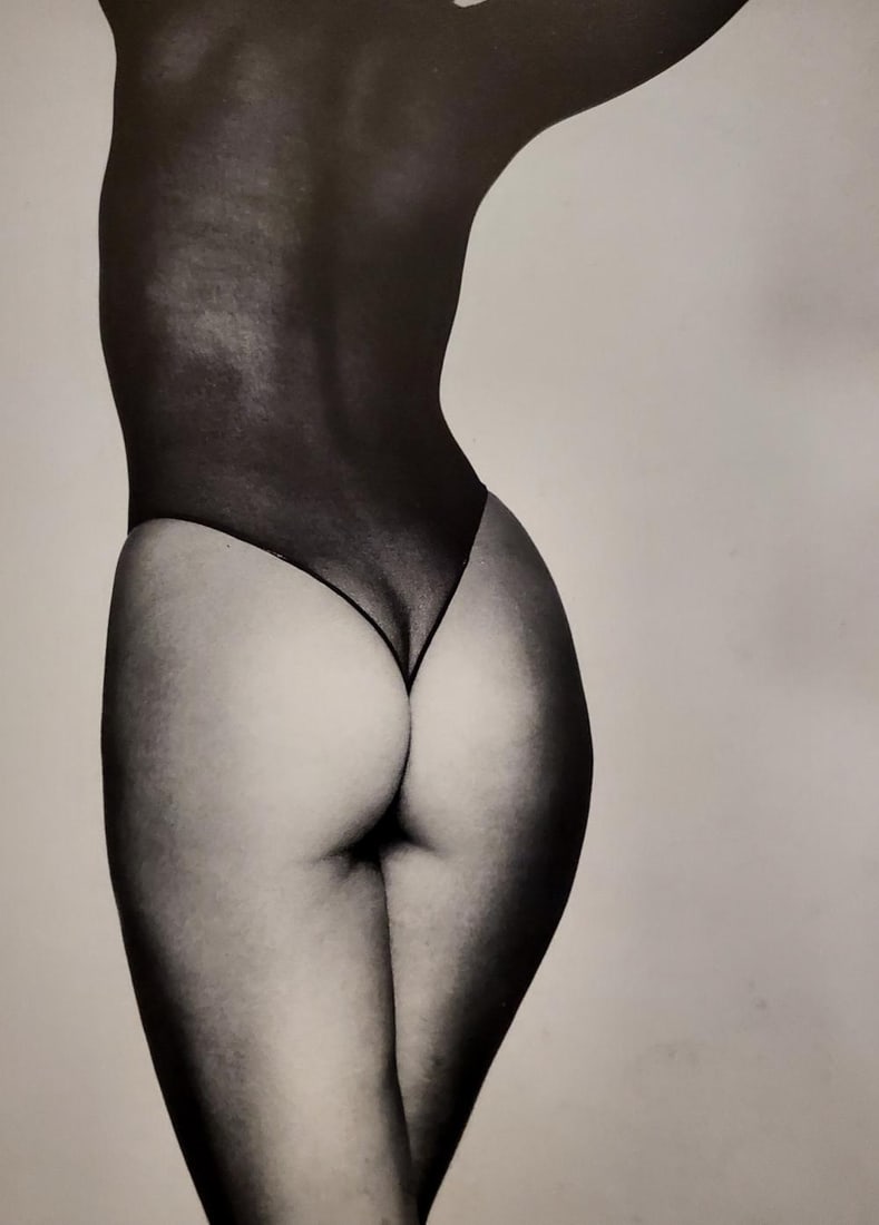 John Swannell, Nude from Behind, 1980's: Photographer: John Swannell was born in 1946. After leaving school at 16, he worked first as an assistant at Vogue Studios and then assisted David Bailey for four years before setting up his own studi