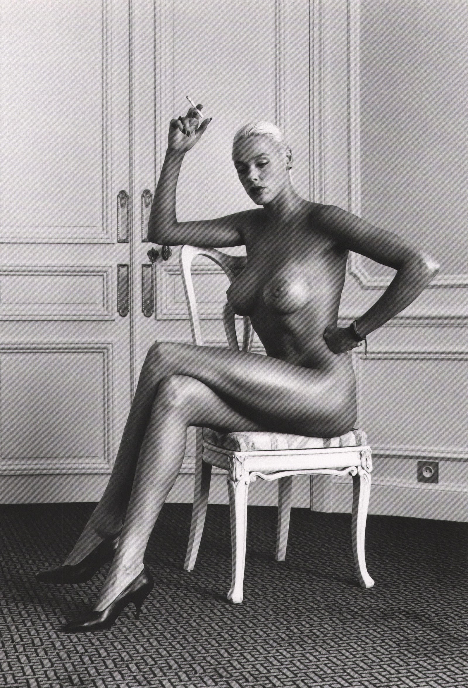 Helmut Newton, Brigitte Nielsen, Monte Carlo, 1987: Photographer: Helmut Newton (Germany, 1920 - 2004) - best known for his erotically charged highly stylized images, Helmut Newton was one of the most influential fashion photographers of all time. Titl