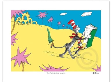 Dr Seuss There'S So, So Much To Read! Signed Limited Edition