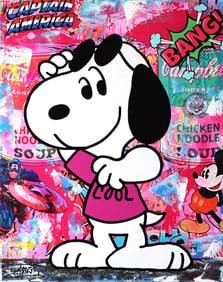 Jozza - Pop Art, 'Cool Joe', Signed Acrylic Canvas Painting, 2025, 30"x24"