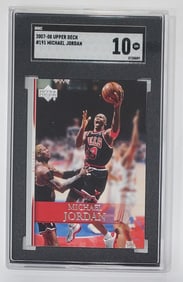 Michael Jordan Upper Deck Basketball Card SGC 10