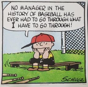 Charles Schulz, "Peanuts Manager" 166/175 , Screen Print 2021