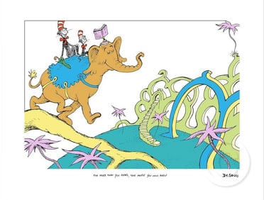 Dr Seuss, 'The More That You Read, The More Things You Will Know', Signed Limited Edition Lithograph