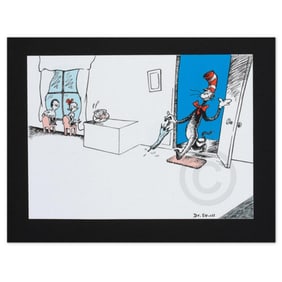 Dr. Seuss, 'WE LOOKED! THEN WE SAW HIM SIGNED LIMITED EDITION SERIGRAPH