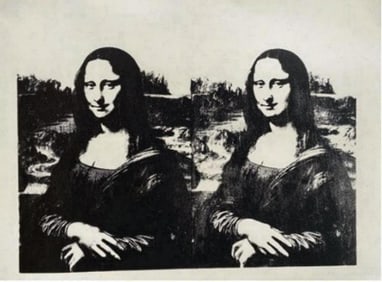 Andy Warhol, 'Da Vinci's Mona Lisa', Sunday B Morning, Double Screen Print