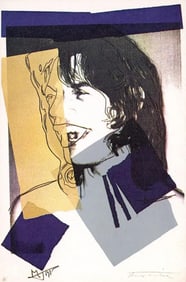 Andy Warhol, 'Mick Jagger Fsii.142', Framed Announcement-Card, 1975