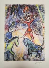 Marc Chagall, 'The Circus With Juggler', Facsimile