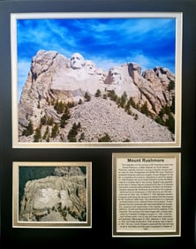 Mount Rushmore, Matted Photo Collage