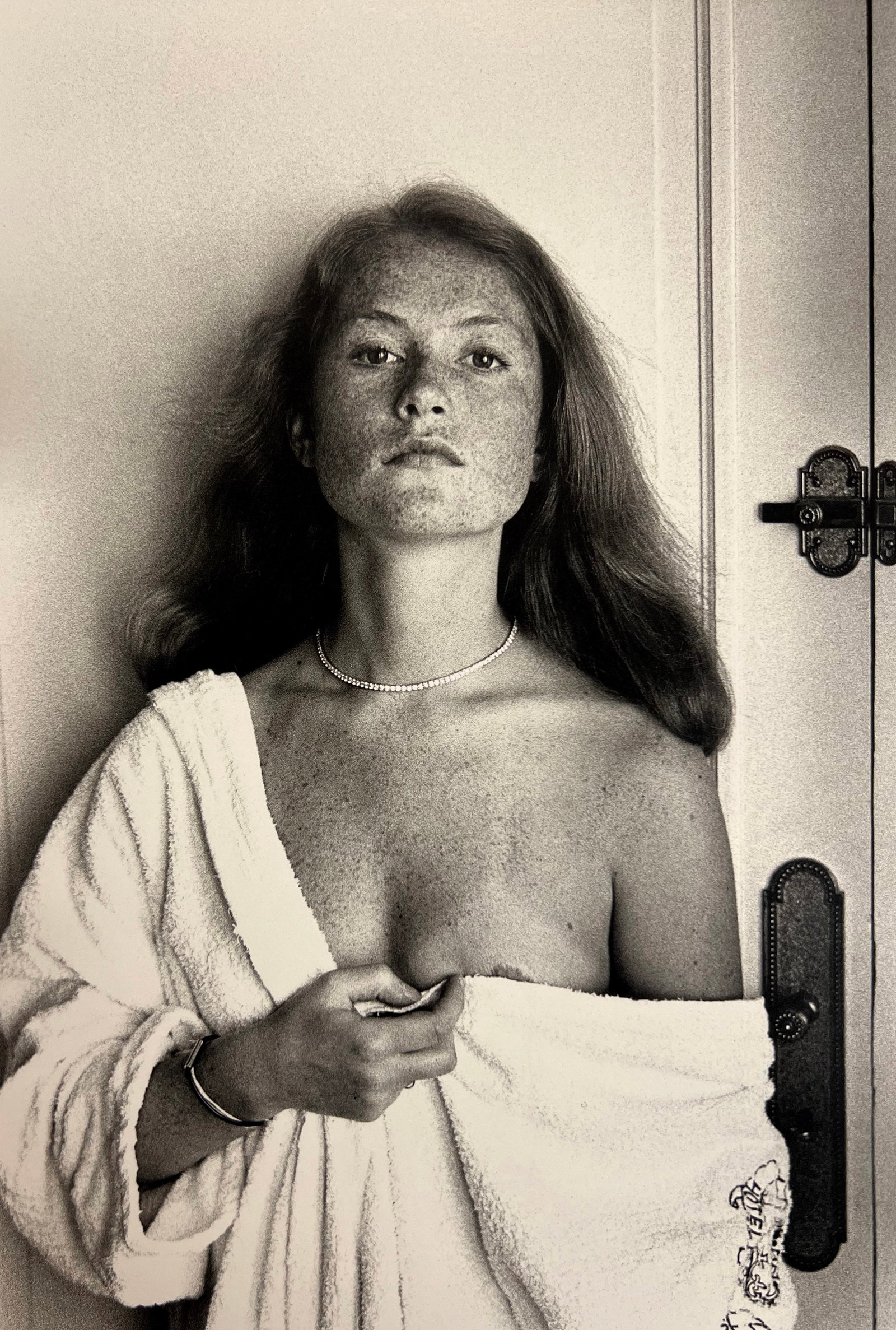 Helmut Newton, Isabel Huppert, Hotel Chartlon, Cannes 1976: Photographer: Helmut Newton (Germany, 1920 - 2004) - best known for his erotically charged highly stylized images, Helmut Newton was one of the most influential fashion photographers of all time. Titl