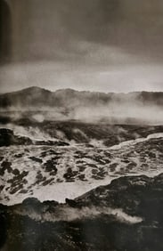 Sebastiao Salgado, Fiery lava flows out of the crater at Mount Nyamulagira, Democratic Republic of