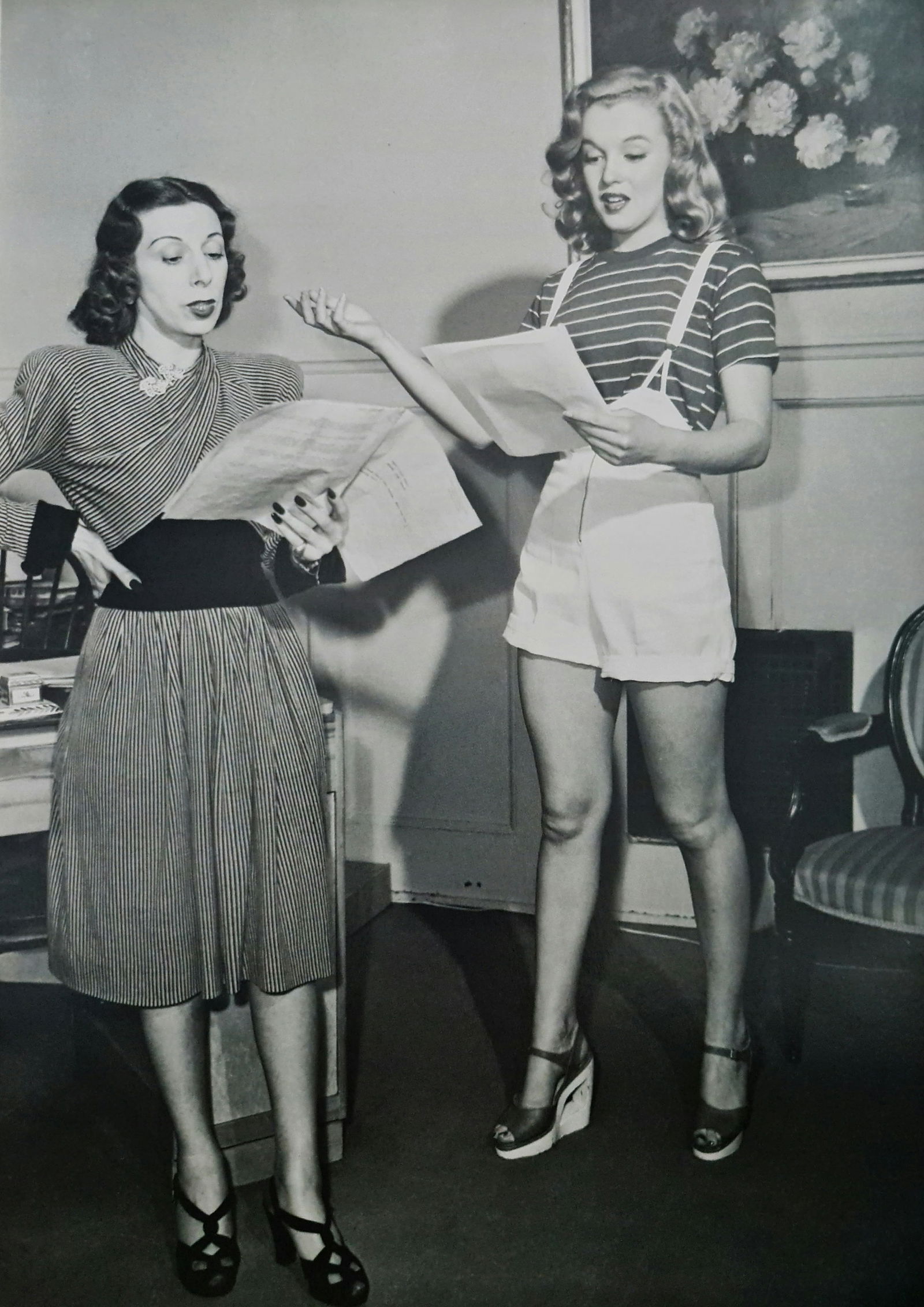 Marilyn Monroe on set for, 'Ladies of The Chorus' - 1 (1 of 1)