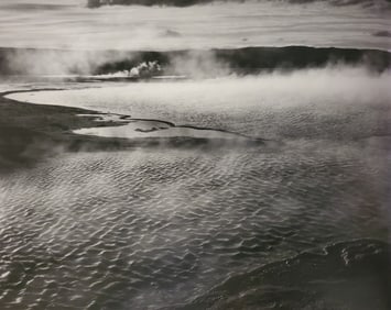 Ansel Adams, Grand Prismatic Spring, Yellowstone National Park, Wyoming, 1942