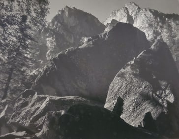 Ansel Adams, Grand Sentinel and Talus, Kings Canyon National Park, California, C. 1925