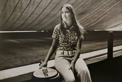 Terry O'Neill, Chris Evert During Her First Appearence At Wimbledon, 1972