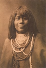 Edward S. Curtis, PLATE 39 Untitled (Toung Mohave Woman), 1903