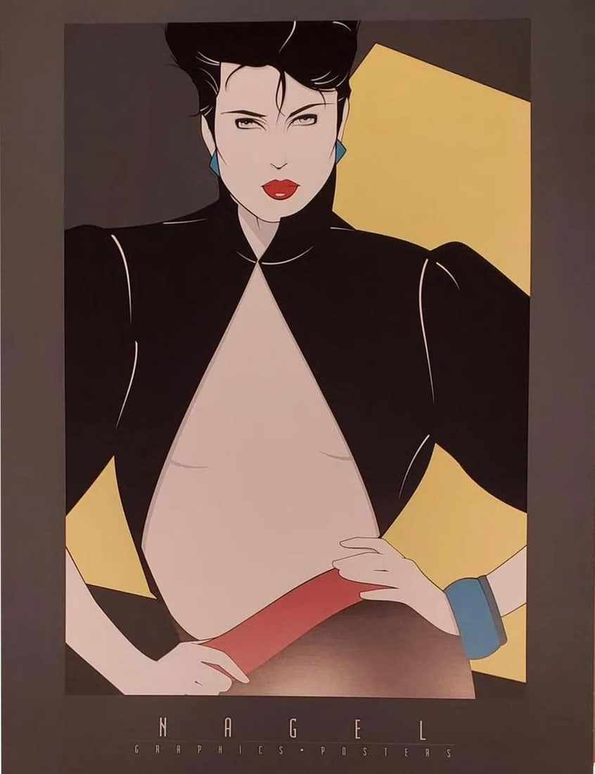 Patrick Nagel Vintage Dumas Poster 1990 (1 of 2)