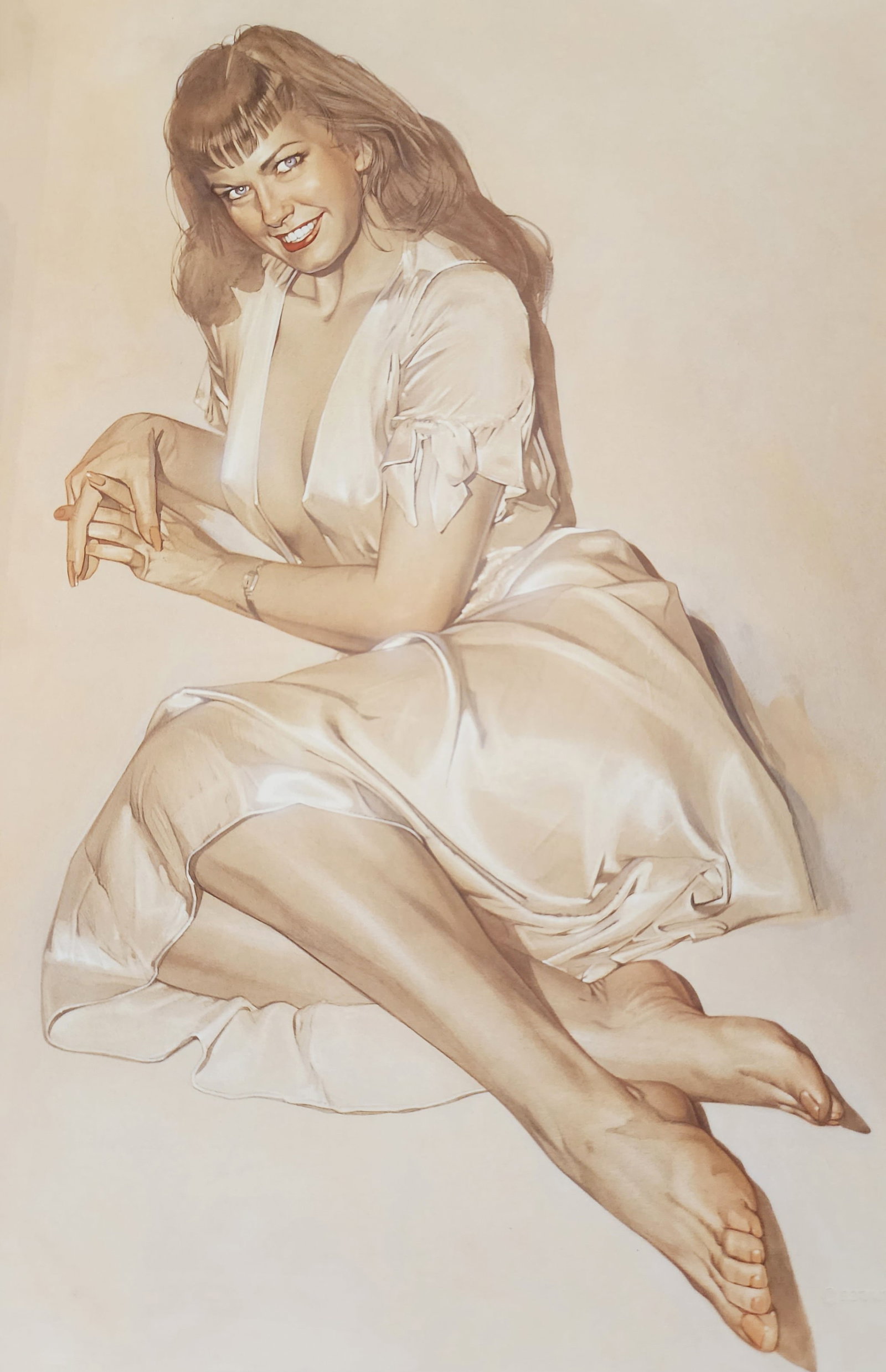 Hajime Sorayama 'Untitled' 2002 offset lithograph: Hajime Sorayama Untitled Medium: Offsetlithograph Image Size: 12 X 8.5 Matted Size: 16 X 14 Print Date: 2002 In excellent condition A certificate of Authenticity is included