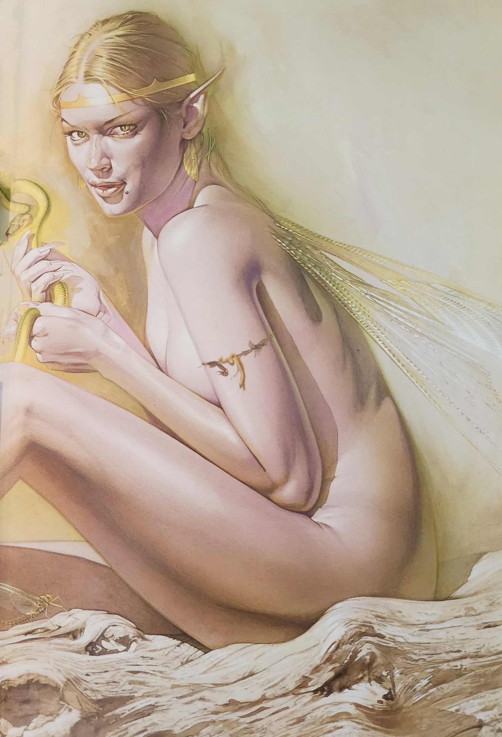 Hajime Sorayama 'Untitled' 2002 offset lithograph: Hajime Sorayama Untitled Medium: Offsetlithograph Image Size: 12 X 8.5 Matted Size: 16 X 14 Print Date: 2002 In excellent condition A certificate of Authenticity is included