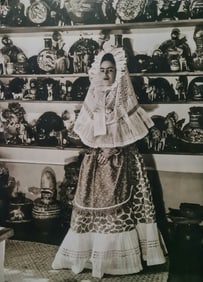 Frida Kahlo, in Tehuana costume, 1940