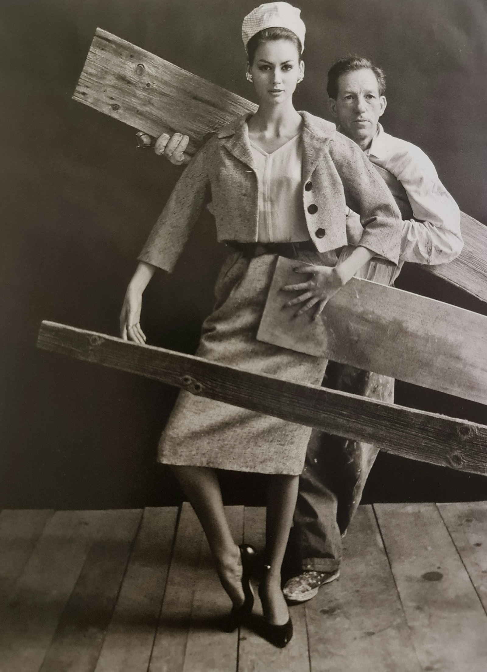 Melvin Sokolski, Carpenter, Bazaar, 1960: Photographer: Melvin Sokolsky, (October 9, 1933 – August 29, 2022) was an American photographer and film director. His fantastical and occasionally surreal work brought an experimental energy to Har