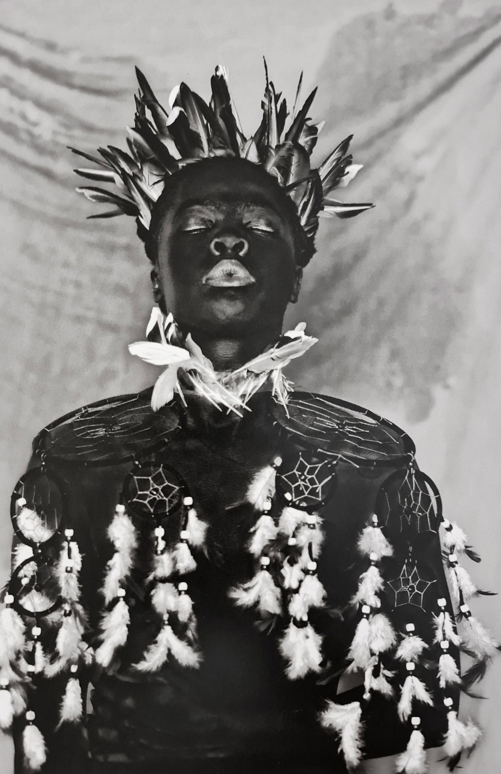 Zanele Muholi, Bukhosi II, Parktown, Johannesburg, 2016: Photographer: Zanele Muholi was born in 1972. She is a South African photographer and filmmaker. Title: Bukhosi II, Parktown, Johannesburg, 2016, 7 x 10.5 Date Of Negative: 2016 Type Of Print: Authent