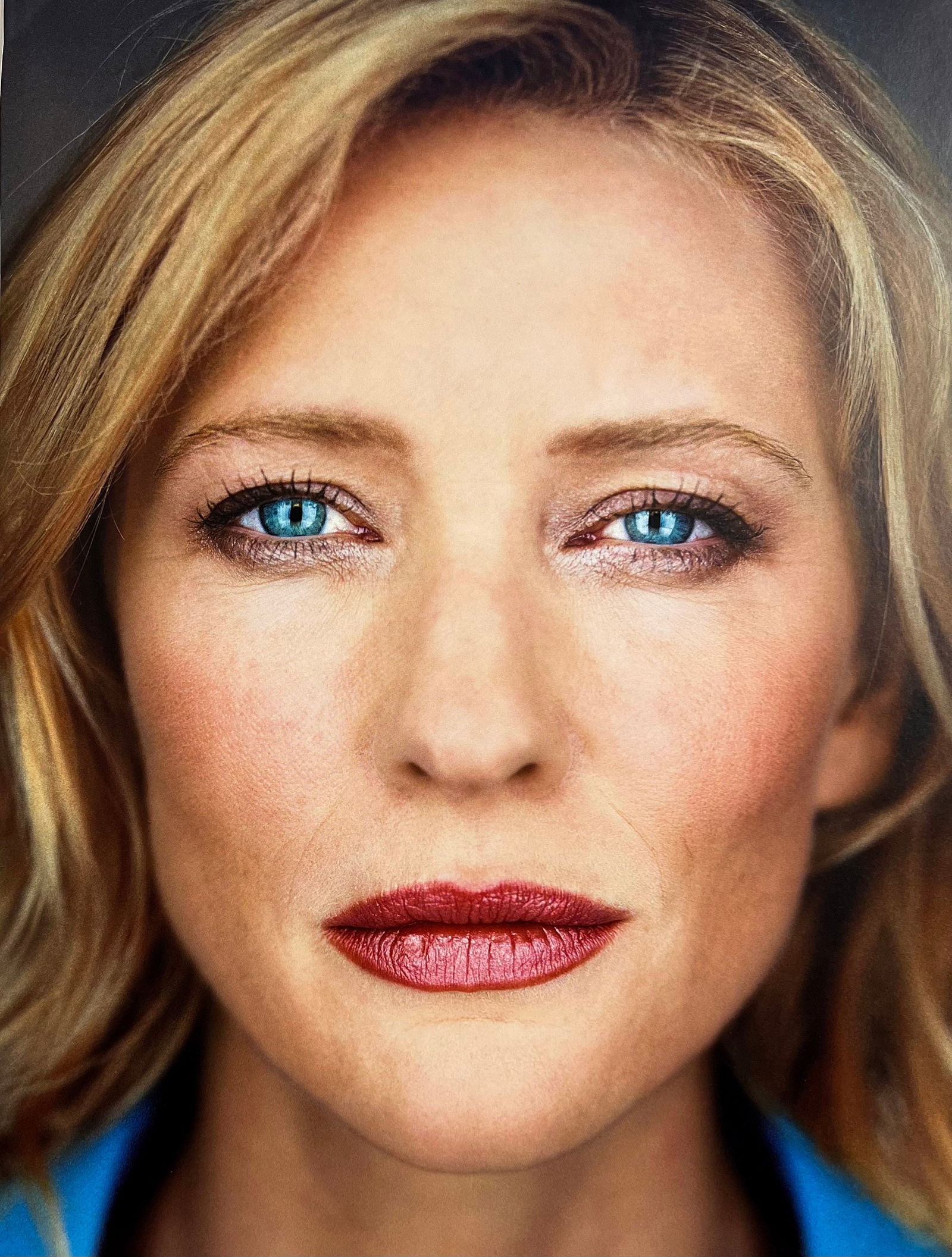 Martin Schoeller, Cate Blanchett, Universal City, 2006: Photographer: Martin Schoeller (born March 12, 1968) is a New York-based photographer. Subject: "Cate Blanchett, Universal City" Date Of Negative: 2006 Type Of Print: Fine Duotone Photo Engraving Date
