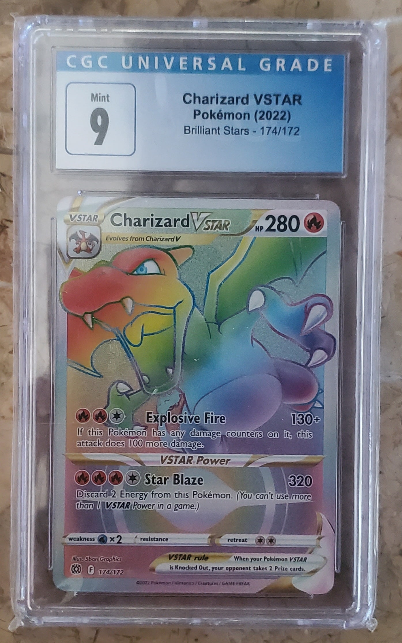 Charizard VSTAR 2022 Holo CGC 9 (1 of 2)