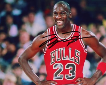 Michael Jordan, Hand-Signed Authenticated Picture, 8"x10"