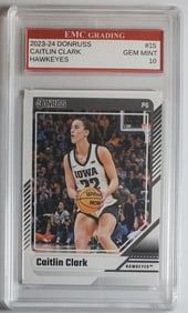 Caitlin Clark Donruss #15, Rookie, Gem Mint 10