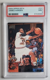 James Harden Rookie Upper Deck PSA 9