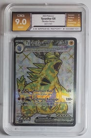 Tyranitar EX Pokemon Full Art Holo Gem Mint 9