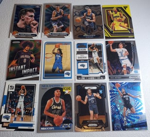 Orlando Magic Lot of 12 Basketball Cards