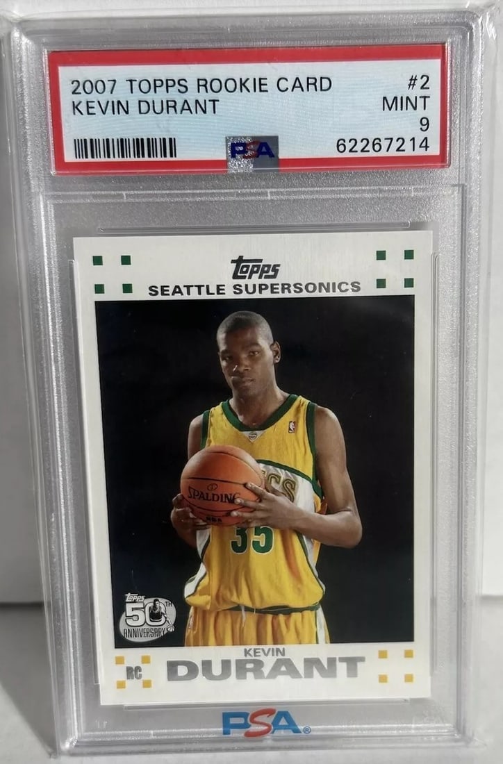 Kevin Durant Topps Rookie 2007 PSA 9 (1 of 2)