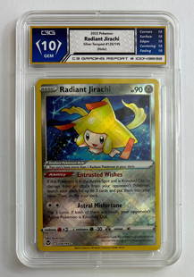 Radiant Jirachi Silver Tempest Gem Mint 10: 2022 Pokemon Silver Tempest Radiant Jirachi #120/195 Gem Mint 10