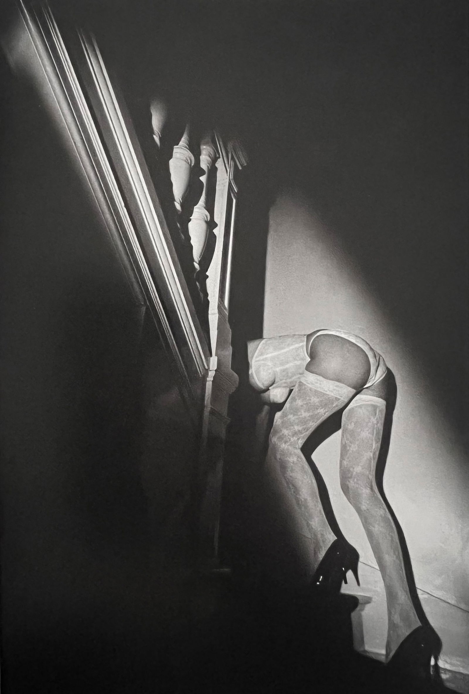 Jeanloup Sieff, Lingerie 1986: Photographer: Jeanloup Sieff (French, 1933 - 2000) - French photographer critically acclaimed for his portraits, landscapes, nude studies, and fashion imagery. He often made use of a wide-angle lens,