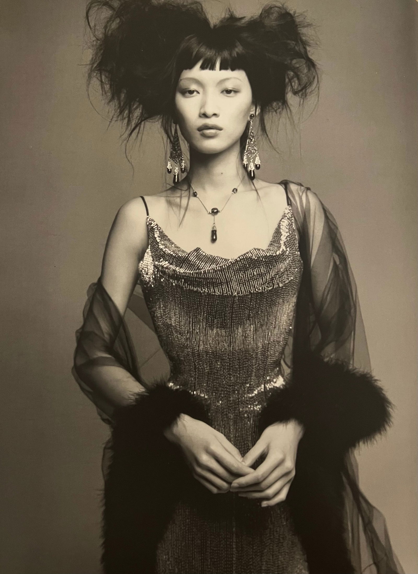 John Swannell, Girls Kiss, 1980's: Photographer: John Swannell was born in 1946. After leaving school at 16, he worked first as an assistant at Vogue Studios and then assisted David Bailey for four years before setting up his own studi