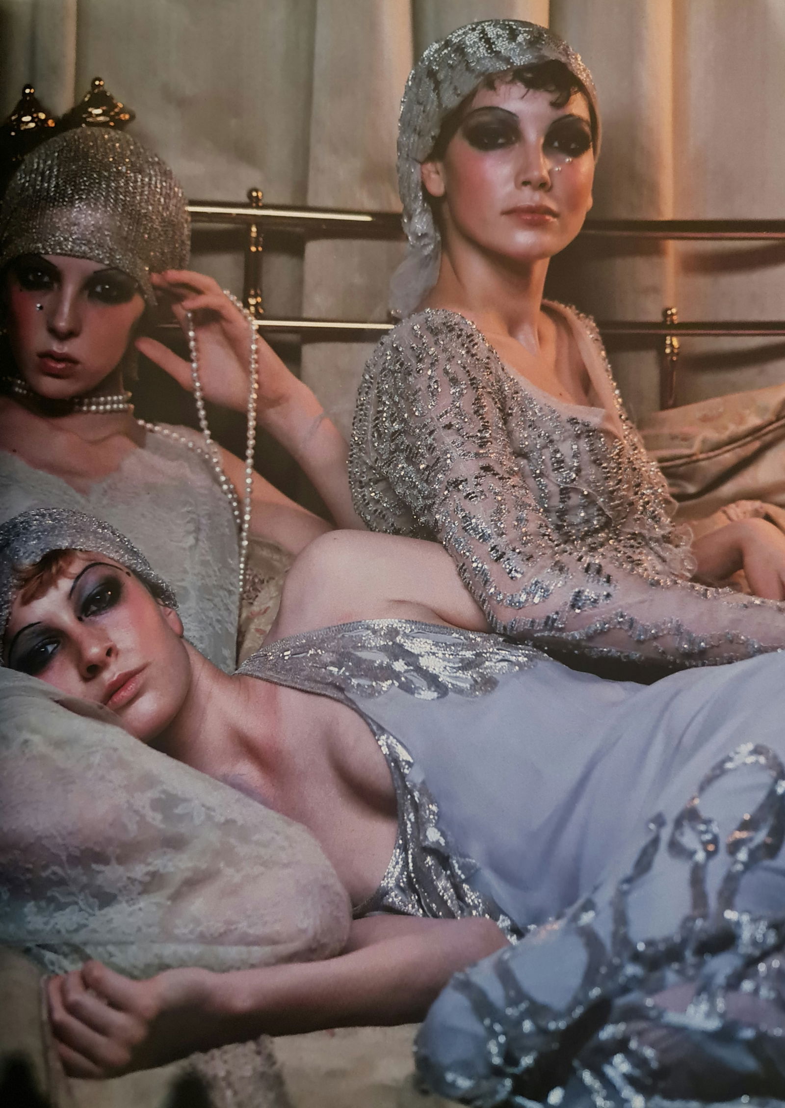 Michel Compte, Models dressed in Chanel haute couture: Photographer: Michel Comte (born 19 February 1954) is a Swiss artist, filmmaker, fashion and portrait photographer. Subject/Title: Frida Kahlo Date Of Negative: Undated Type Of Print: Sheet Fed Photog