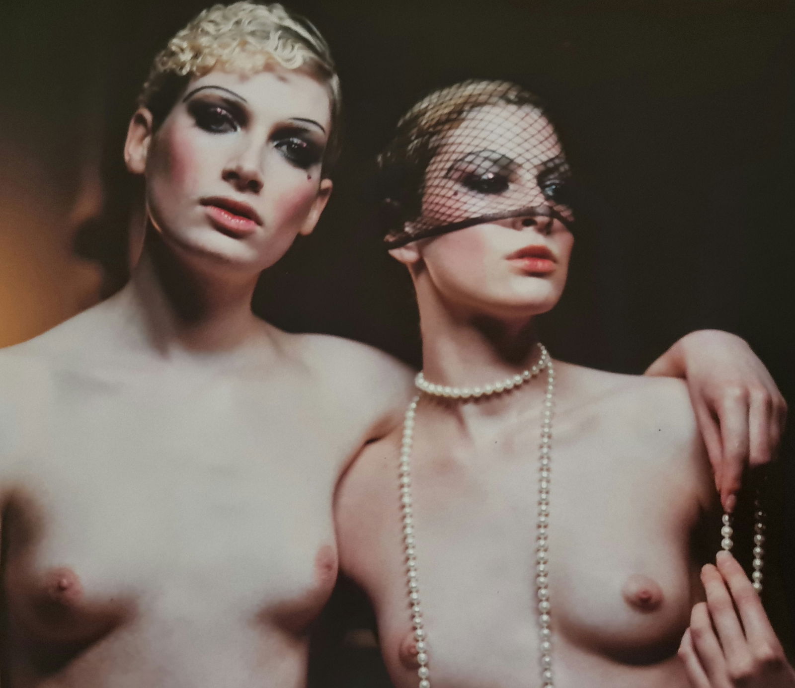 Michel Compte, Nina Heimlich and Marieke Delange at a fashion shoot at the Ritz, Paris, 1998: Photographer: Michel Comte (born 19 February 1954) is a Swiss artist, filmmaker, fashion and portrait photographer. Subject/Title: Frida Kahlo Date Of Negative: 1998 Type Of Print: Sheet Fed Photograv