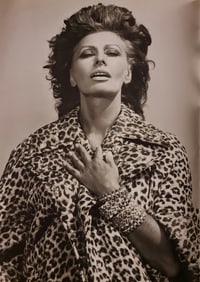Michel Compte, Sophia Lauren, Italian Vogue, 1994